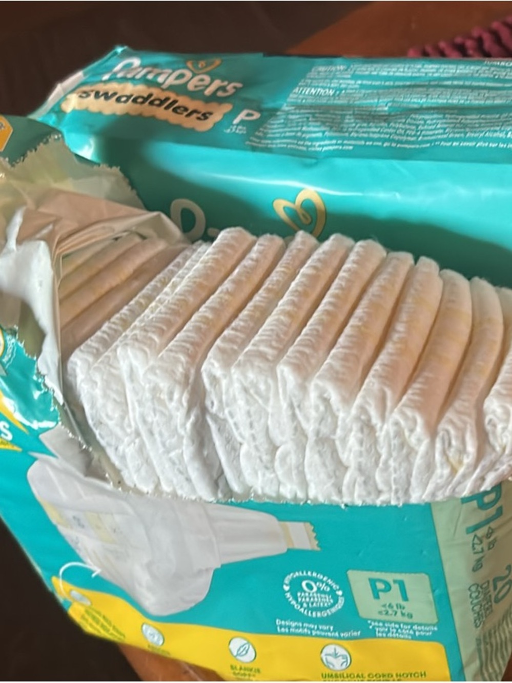Swaddlers White Baby Diapers - P1